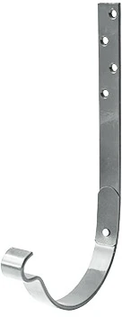 Hak dokrokwiowy 210 mm systemu Flamingo BUDMAT 150 mm srebrny 045 / RAL9006
