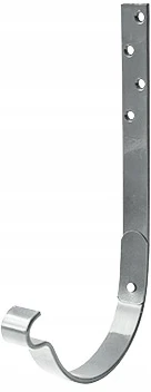 Hak rynny L210 Flamingo BUDMAT 125mm srebrny