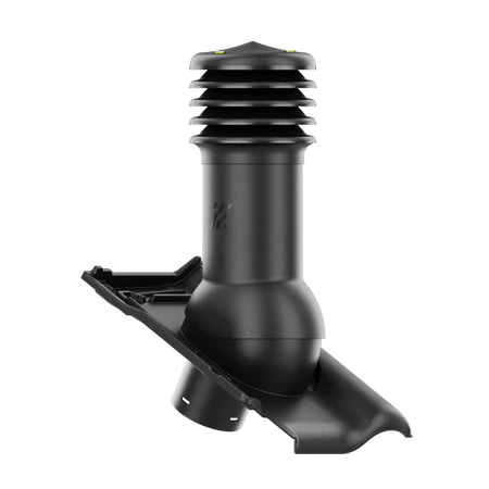 HV-125-02-D01 Kominek wentylacyjny HiVent do dachówki ceramicznej Titania fi 125mm nieocieplony ANTRACYT ANGOBA/CZARNA G