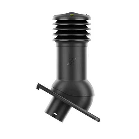 HV-125-02-D29 Kominek wentylacyjny HiVent do dachówki cementowej Planum fi 125mm nieocieplony CZARNY