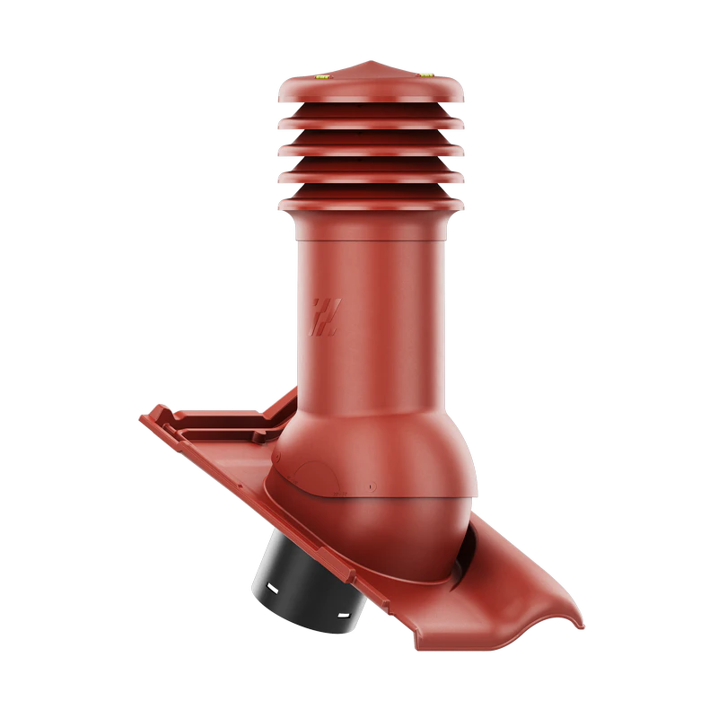 HV-125-04-D04 Kominek wentylacyjny HiVent do dachówki ceramicznej Monza fi 125mm nieocieplony TRENTINO/KASZTAN ANGOBA