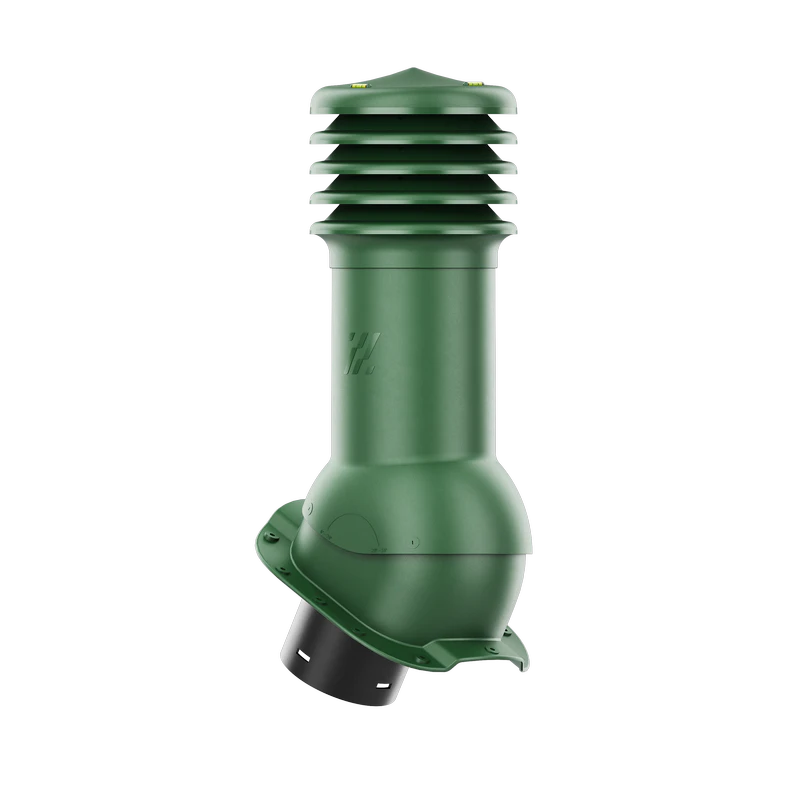 HV-125-05-PC Kominek wentylacyjny HiVent do blachodachówki profil C fi 125mm nieocieplony zielony