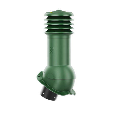 HV-125-05-PF Kominek wentylacyjny HiVent do blachodachówki profil F fi 125mm nieocieplony zielony