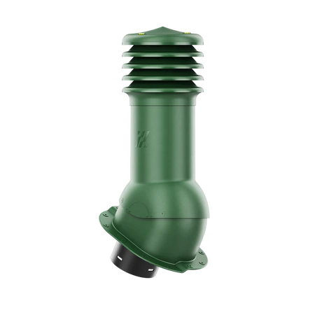HV-125-05-PL Kominek wentylacyjny HiVent do blachodachówki profil L fi 125mm nieocieplony zielony