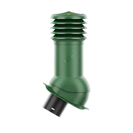HV-125-05-PZ Kominek wentylacyjny HiVent do blachodachówki profil Z fi 125mm nieocieplony zielony