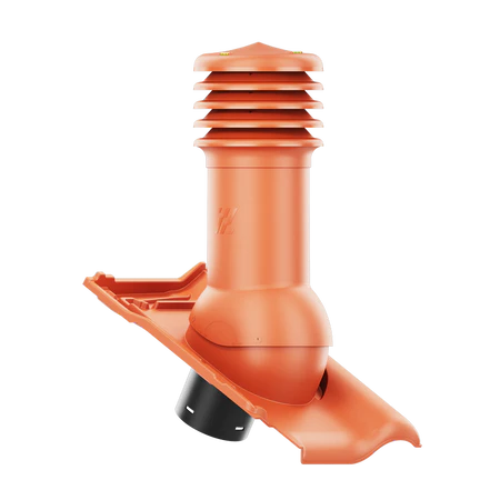 HV-125-06-D01 Kominek wentylacyjny HiVent do dachówki ceramicznej Titania fi 125mm nieocieplony MIEDZIANA