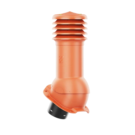 HV-125-06-PC Kominek wentylacyjny HiVent do blachodachówki profil C fi 125mm nieocieplony ceglasty