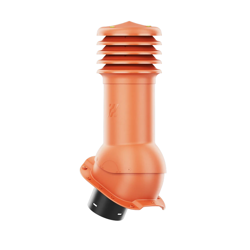 HV-125-06-PC Kominek wentylacyjny HiVent do blachodachówki profil C fi 125mm nieocieplony ceglasty