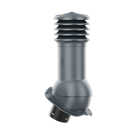 HV-125-09-PF Kominek wentylacyjny HiVent do blachodachówki profil F fi 125mm nieocieplony antracytowy