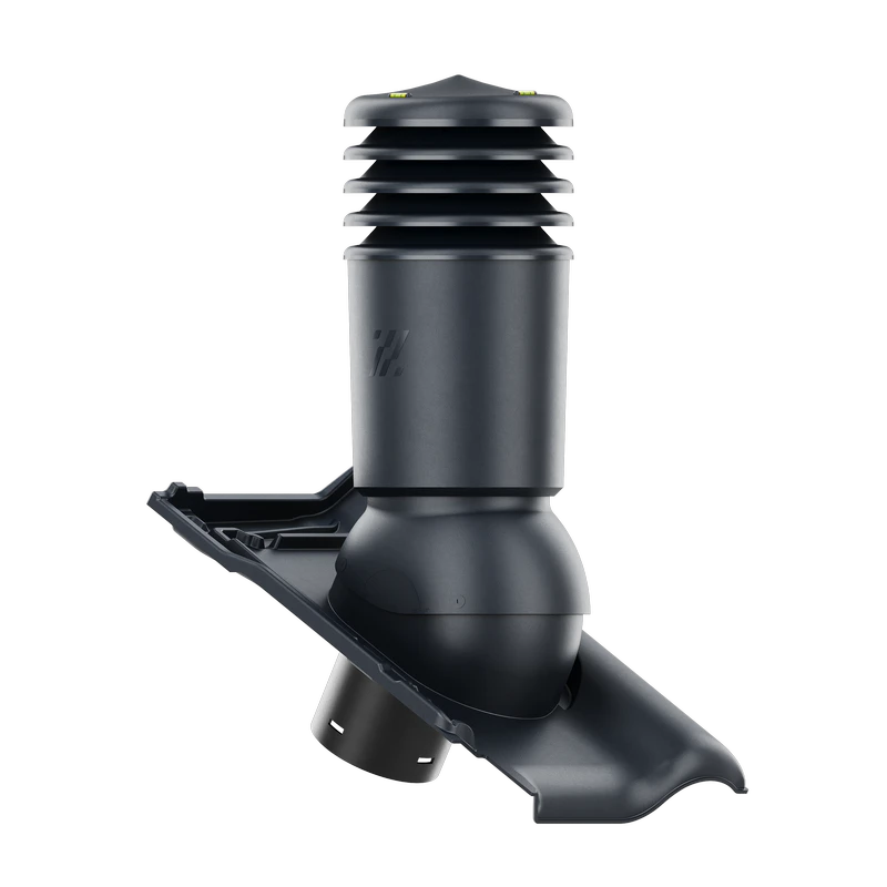 HV-125-19-D01 Kominek wentylacyjny HiVent do dachówki ceramicznej Titania fi 125mm nieocieplony ŁUPEK GLAZURA