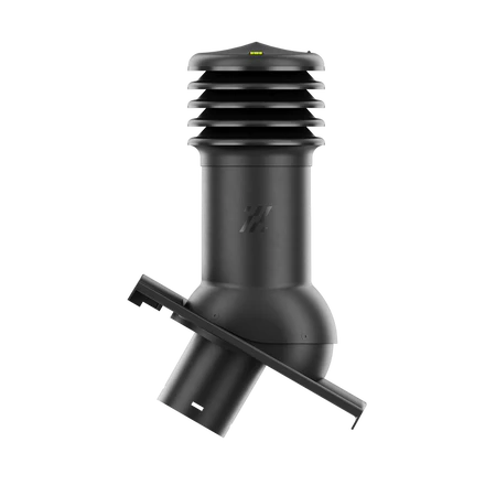 HV-150-02-D13 Kominek wentylacyjny HiVent do dachówki cementowej Romańska fi 150mm nieocieplony CZARNY CISAR