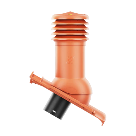 HV-150-06-D01 Kominek wentylacyjny HiVent do dachówki ceramicznej Titania fi 150mm nieocieplony MIEDZIANA