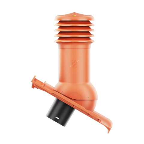 HV-150-06-D01 Kominek wentylacyjny HiVent do dachówki ceramicznej Titania fi 150mm nieocieplony MIEDZIANA