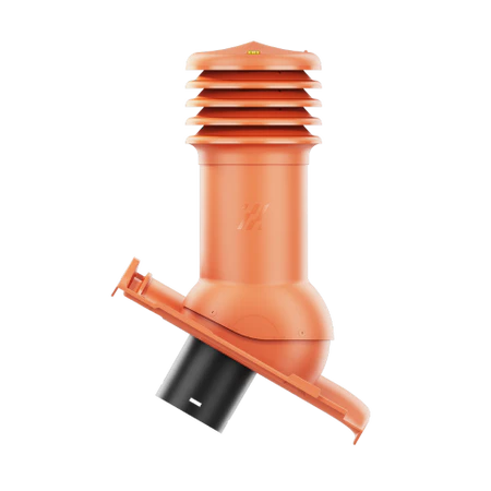 HV-150-06-D04 Kominek wentylacyjny HiVent do dachówki ceramicznej Monza fi 150mm nieocieplony MIEDZIANA ANGOBA