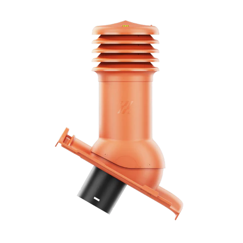 HV-150-06-D04 Kominek wentylacyjny HiVent do dachówki ceramicznej Monza fi 150mm nieocieplony MIEDZIANA ANGOBA
