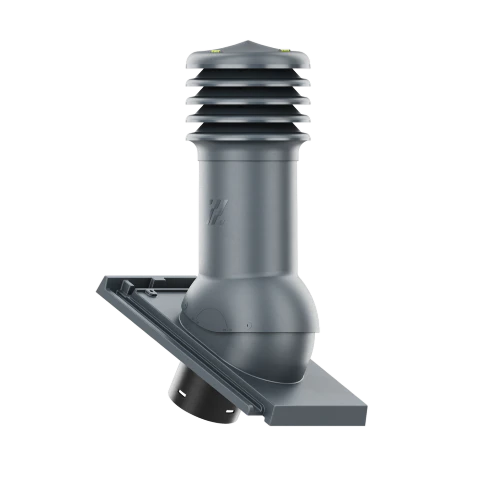 HV-150-09-D09 Kominek wentylacyjny HiVent do dachówki ceramicznej Domino fi 150mm nieocieplony ŁUPEK GLAZURA