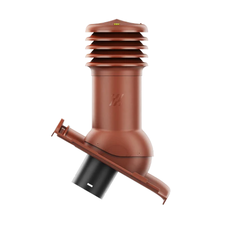 HV-150-11-D04 Kominek wentylacyjny HiVent do dachówki ceramicznej Monza fi 150mm nieocieplony KASZTAN ANGOBA