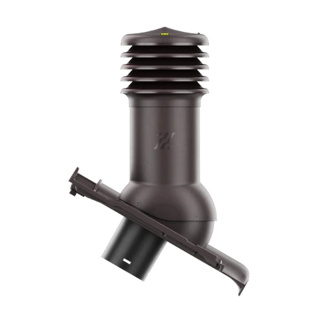 HV-150-14-D01 Kominek wentylacyjny HiVent do dachówki ceramicznej Titania fi 150mm nieocieplony BRĄZOWA