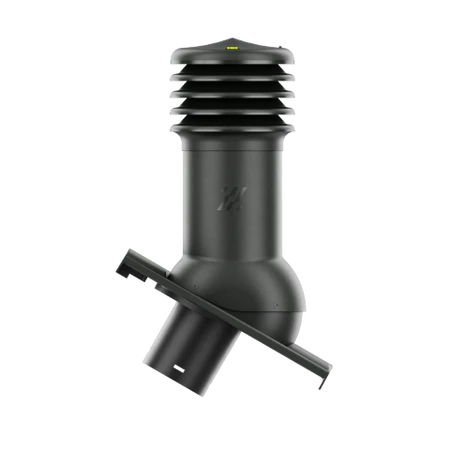 HV-150-15-D13 Kominek wentylacyjny HiVent do dachówki cementowej Romańska fi 150mm nieocieplony GRAFITOWY LUMINO/CISAR