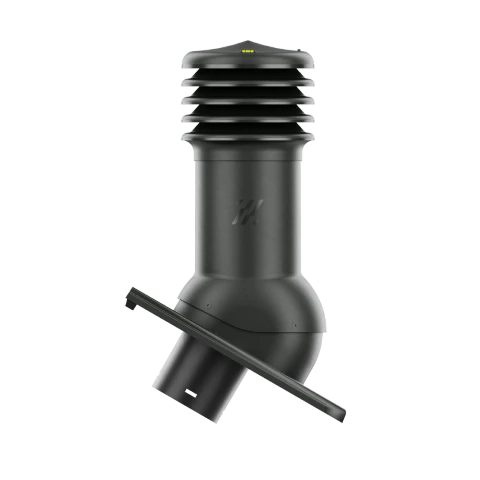 HV-150-15-D33 Kominek wentylacyjny HiVent do dachówki cementowej Aarhus fi 150mm nieocieplony ANTRACYT