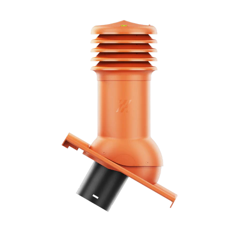 HV-150-16-D13 Kominek wentylacyjny HiVent do dachówki cementowej Romańska fi 150mm nieocieplony CEGLANY LUMINO/CISAR