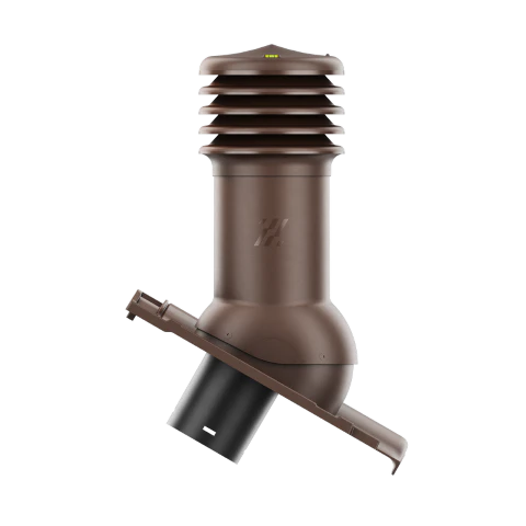 HV-150-17-D02 Kominek wentylacyjny HiVent do dachówki ceramicznej Alegra 9 fi 150mm nieocieplony CIEMNOBRĄZOWA ANGOBA