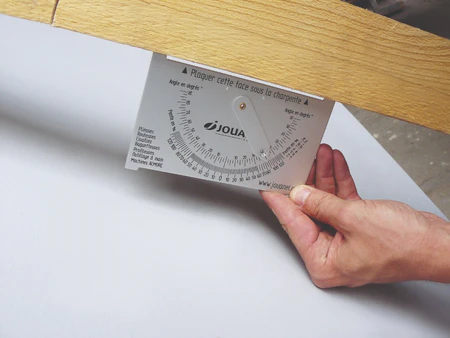Kątomierz dekarski aluminiowy 90x150mm Jouanel DECLIM