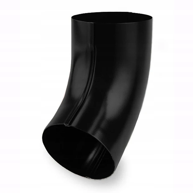 Kolano 60° do rury spustowej Galeco Stal 90 mm czarny