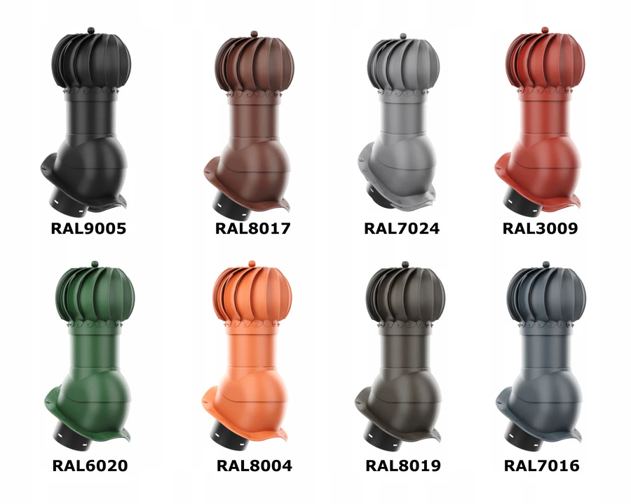 Kominek obrotowy Krono-Plast Rotoline z nasadą kulistą