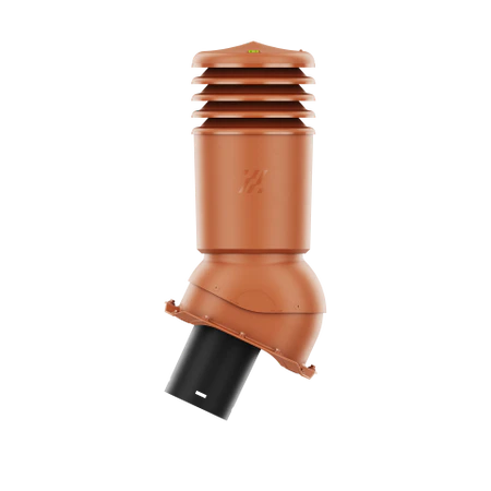Kominek wentylacyjny HiVent ocieplony fi 125mm - CEGŁA