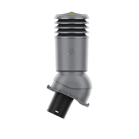 Kominek wentylacyjny HiVent ocieplony fi 125mm - GRAFIT