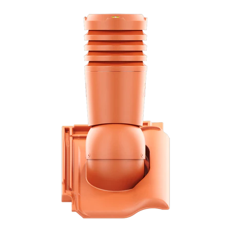 Kominek wentylacyjny Krono-Plast Ecoline do dachówki ceramicznej rubin 9v 150 mm