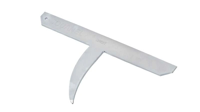 Kowadełko dekarskie prawe kute 400mm stal hartowana Jouanel ENCD400