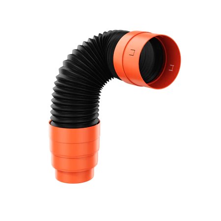 KRONO Rura przyłączeniowa SPIRO Premium fi150  dł 60cm / KFP-3-1 /