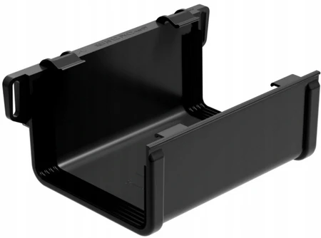 Łącznik rynny Galeco PVC2 135 mm czarny