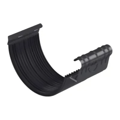 Łącznik rynny klamrowy 135 mm Stal grafit RAL7015 Galeco