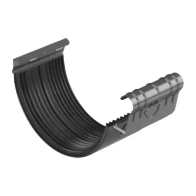 Łącznik rynny klamrowy Galeco Stal 135 mm srebrny metalic RAL9006