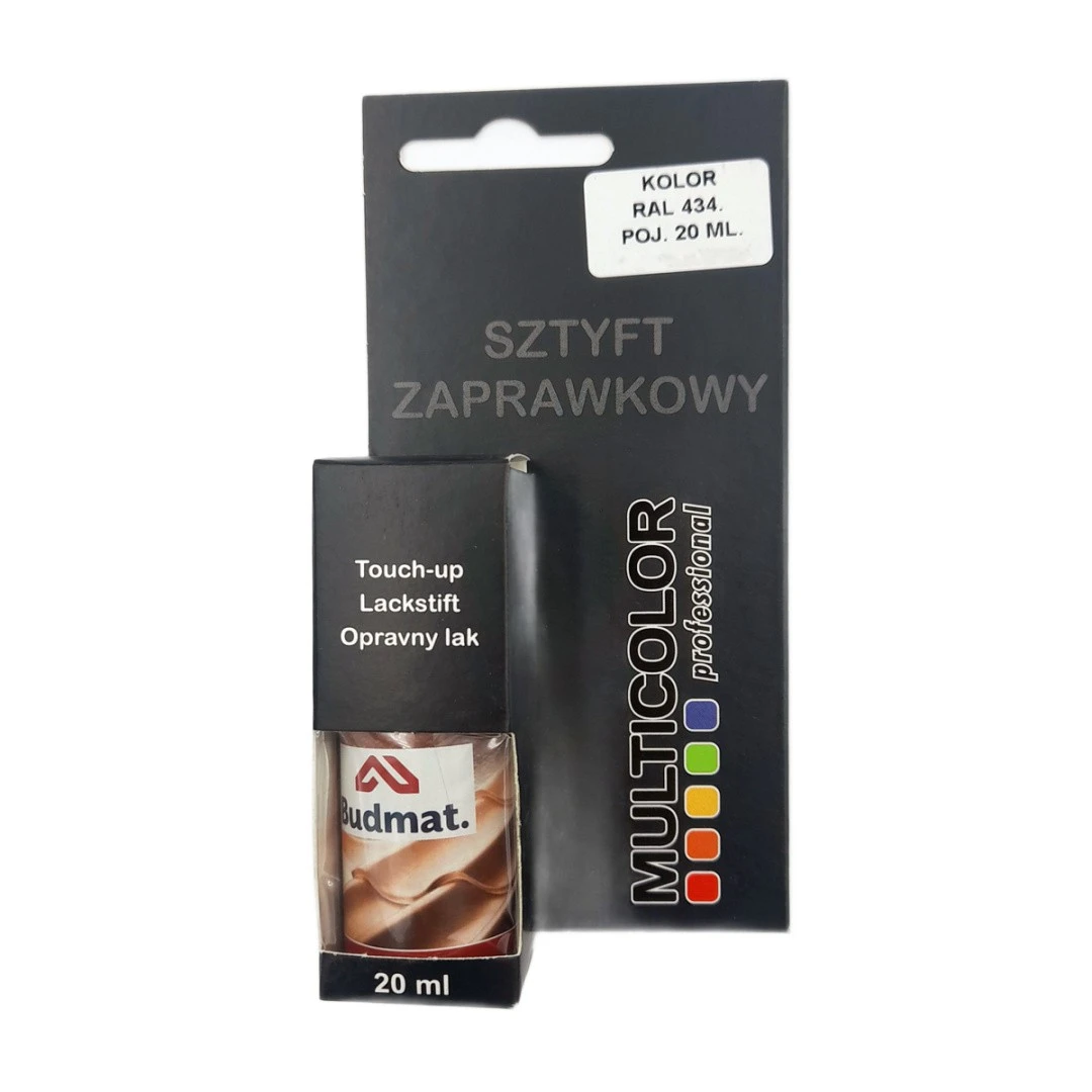 Lakier sztyft zaprawkowy Budmat 20ml brązowy 434