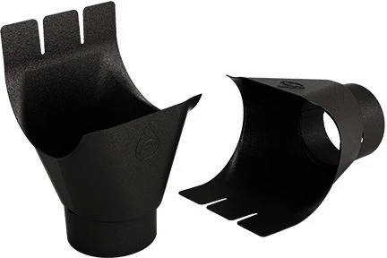 Lej spustowy sztucer BUDMAT FLAMINGO 125/90 c.brąz 387 / RAL8019
