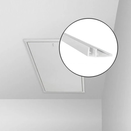 Listwa wykończeniowa FAKRO biała LXL-PVC do schodów strychowych 60x120cm