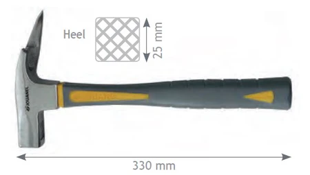 Młotek ciesielski z magnesem do gwoździ łapka hak 850g JOUANEL