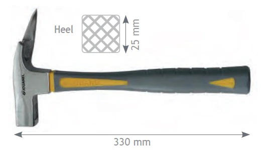 Młotek ciesielski z magnesem do gwoździ łapka hak 850g JOUANEL