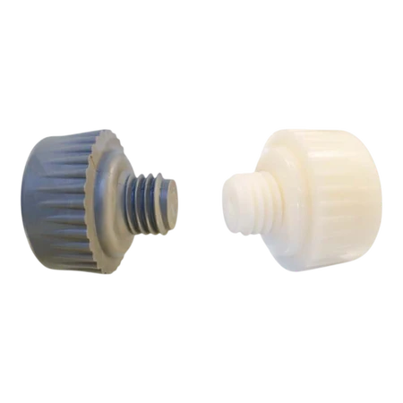 Młotek z podwójnym obuchem (soft+hard) Ø25 mm, trzonek drewniany, 250g