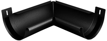 Narożnik wewnętrzny 90° do systemu Budmat Flamingo 125 mm czarny 015 9005