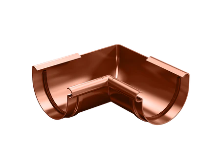 Narożnik wewnętrzny 90° do systemu Budmat ProAqua 125 ceglasty / RAL8004