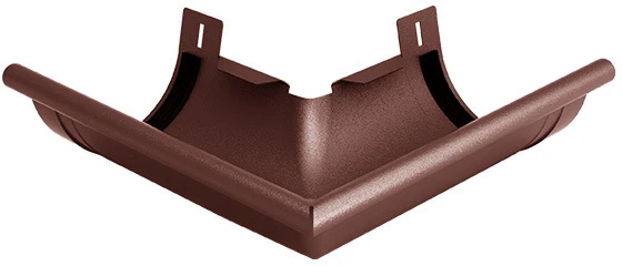Narożnik zewnętrzny 90° Budmat Flamingo 125 ceglasty / RAL8004
