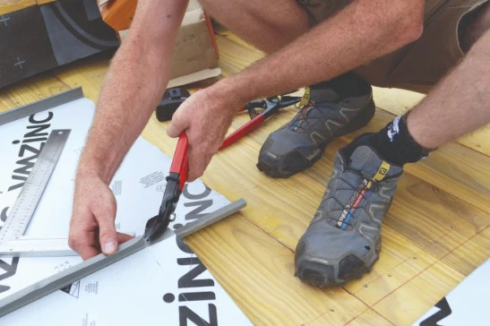 Nożyce do blachy dwukierunkowe kształtowe i proste wzmacniane prawe 280 mm