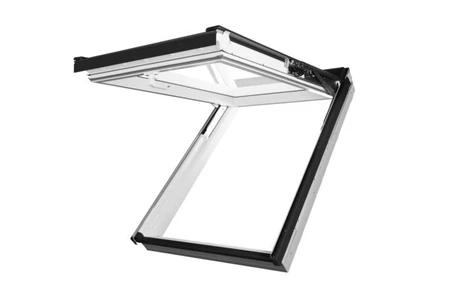 Okno dachowe uchylno-obrotowe RAL 7022 Fakro PPP-V MAX L4 114x118