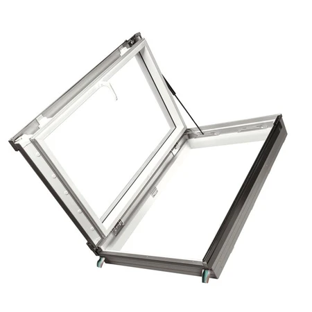 Okno dachowe wyłazowe 3-szybowe PVC Fakro PWP/L U5 66x118