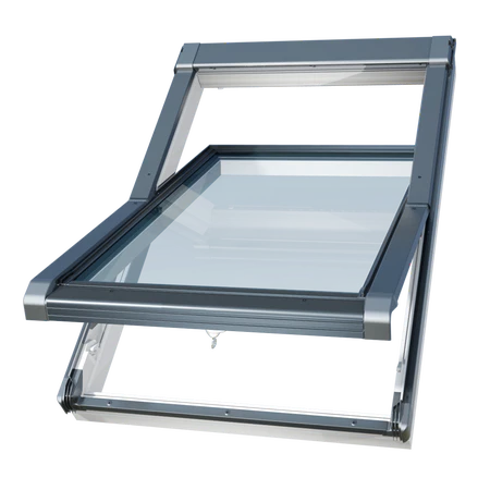 Okno dachowe z PVC obrotowe 2-szybowe OKPOL VGOV E2 78x140